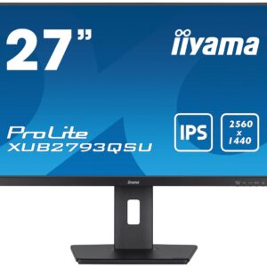 iiyama ProLite/XUB2793QSU-B7/27"/IPS/QHD/100Hz/1ms/Black/3R