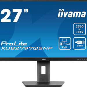 iiyama ProLite/XUB2797QSNP-B1/27"/IPS/QHD/100Hz/1ms/Black/3R