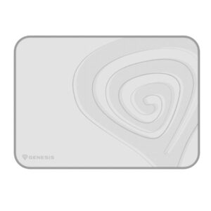 Genesis herná podložka pod myš CARBON 400 M LOGO 350X250mm, biela