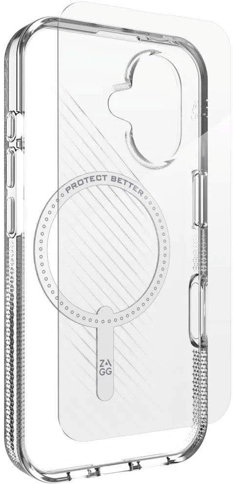 ZAGG Bundle Luxe SNAP PCR sklo 360 Apple iPhone 16 Priehľadný