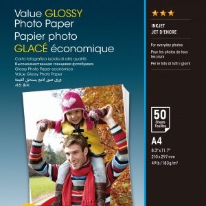 EPSON Value Glossy Photo Paper A4 50 listov