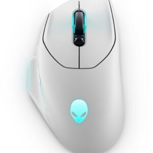 Dell Alienware 620M/Herná/Optická/Pre pravákov/26 000 DPI/Drôtová+bezdrôtová/Biela