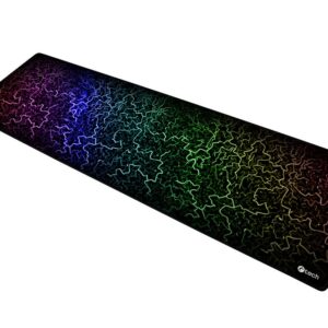 Herná podložka pod myš C-TECH ANTHEA ARC XL, farebná, pre gaming, 900x270x4mm, obšité okraje
