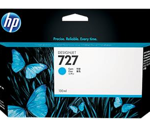 HP no 727 - azúrová ink.kazeta veľká, B3P19A