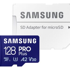 Samsung/micro SDXC/128GB/Class 10/+ Adaptér/Modrá
