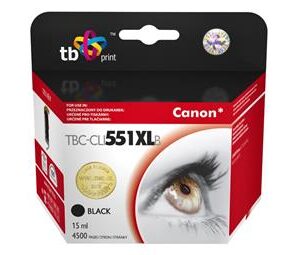 Ink. kazeta TB komp. s Canon CLI-551XL,6443B001 BK