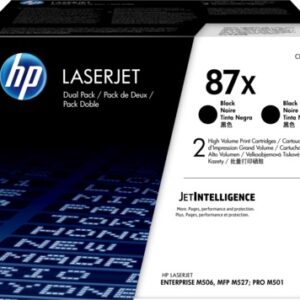 HP 87X čierny toner veľký - 2 pack, CF287XD