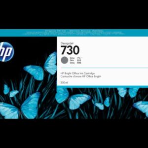 HP 730 300 ml Gray Ink Cartridge 