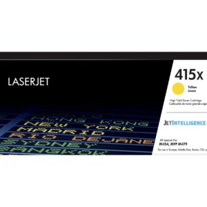 HP 415X Yellow LaserJet Toner Cartridge, W2032X