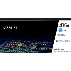 HP 415 Cyan LaserJet Toner Cartridge, W2031A