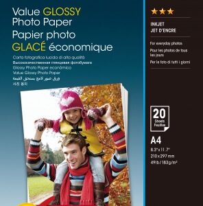 EPSON Value Glossy Photo Paper A4 20 listov