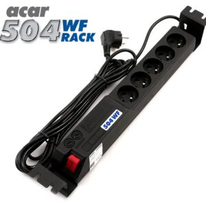 19" napája.pan.Acar 504WF 5x230V-5m black+prep.ochr