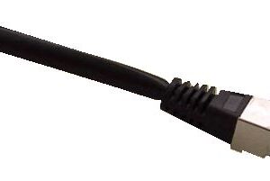 Patch cord FTP cat5e 0,25M čierny
