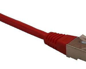 Patch cord FTP cat5e 0,25 M červený