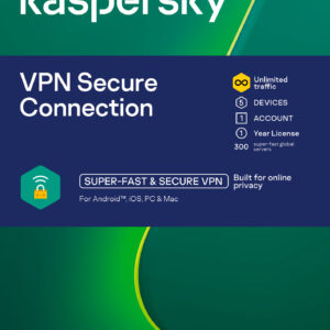 ESD Kaspersky VPN Secure Connection 5x 1 užívateľ 1 rok