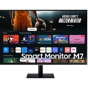 Samsung Smart Monitor/M70D/32"/VA/4K UHD/60Hz/4ms/Black/3R