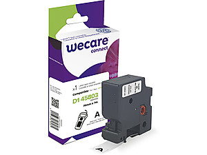 WECARE ARMOR páska kompatibilná s DYMO S0720830, Black/White, 19mm*7m