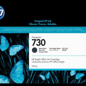 HP 730 130-ml Matte Black Ink Crtg 