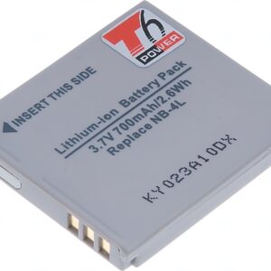 Batéria T6 Power Canon NB-4L, 700mAh, 2,6Wh