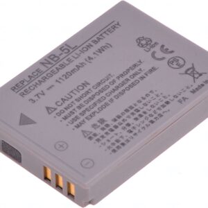 Batéria T6 Power Canon NB-5L, 1120mAh, 4,1Wh