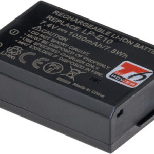 Batéria T6 power Canon LP-E10, 1050mAh, 7,8Wh, čierna