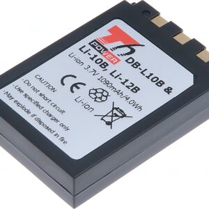 Batéria T6 power Olympus Li-10B, Li-12B, Sanyo DB-L10B, Li-ion, 1090mAh, čierna