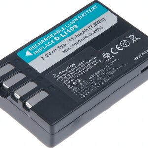 Batéria T6 Power Pentax D-Li109, 1100mAh, 7,9Wh, čierna