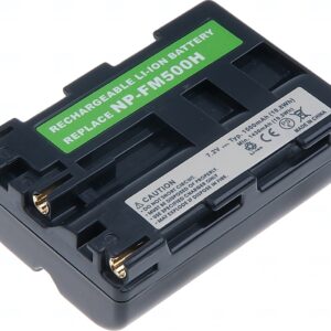 Batéria T6 Power Sony NP-FM500H, NP-FM55H, 1600mAh, 11.5Wh, sivá