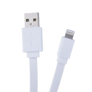 Kábel AVACOM LIG-120W USB - Lightning, 120cm, biela