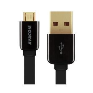 Kábel AVACOM MIC-120K USB - Micro USB, 120cm, čierna