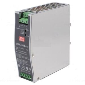 MEANWELL - DDR-240B-48 - Priemyselný menič napätia z 17-34V na 48V 240W na DIN
