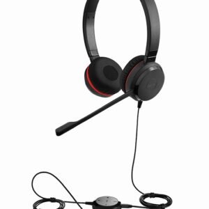 Jabra Evolve 30 II/Stereo/Jack/Drôt/MS/Čierna