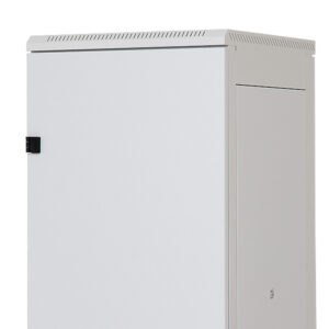 Stojanový rozvádzač 15U (š) 600x (h) 800, plechové dvere