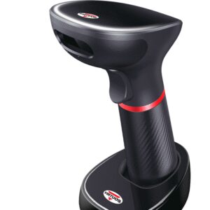 CCD 2D čítačka Virtuos HW-855A, bezdrôtová, základňa, USB, čierna