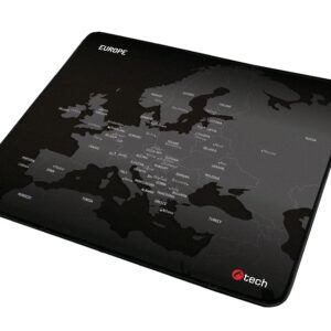 Podložka pod myš C-TECH MP-01E (Europe), 320x270x4mm, obšité okraje
