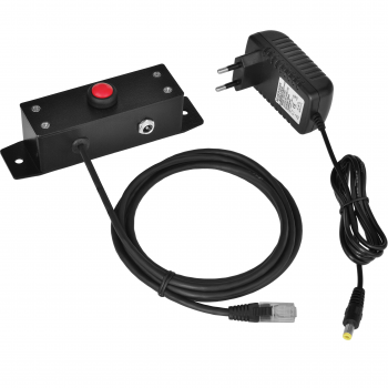 Virtuos tlačidlo na otváranie pokladničných zásuviek Virtuos 24V, kovové s káblom