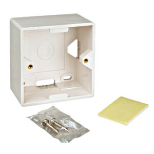 Box na omietku pre zásuvky HSED0xUWxS, HSEDx2UWxF, RAL 9010