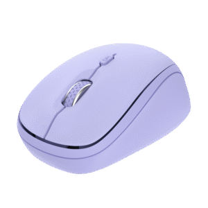 TRUST Yvi+ Multi-Device/Kancelárska/Optická/1 600 DPI/USB+BT/Fialová