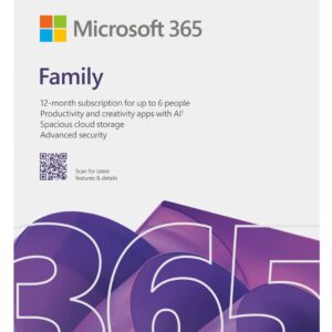 Microsoft 365 Family FY25H2 Mac/Win, 1 rok, Eng