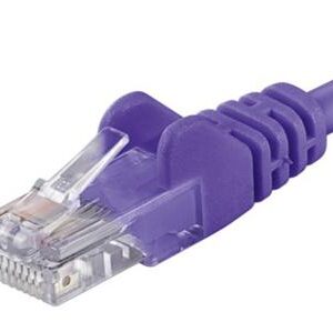 Patch kábel UTP RJ45-RJ45 level 5e 2m fialová