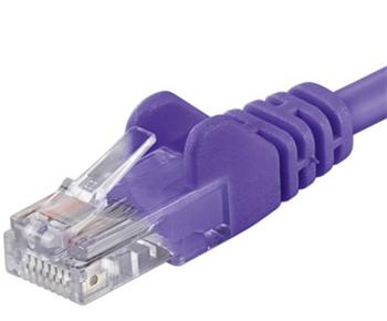 Patch kábel UTP RJ45-RJ45 level 5e 2m fialová