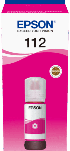 Epson 112 EcoTank Pigment Magenta ink bottle