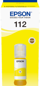 Epson 112 EcoTank Pigment Yellow ink bottle