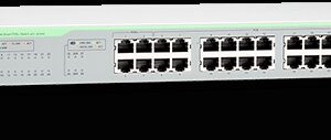 Allied Telesis 24xFE smart+2xGb+2SFP PoE switch AT-FS750/28PS