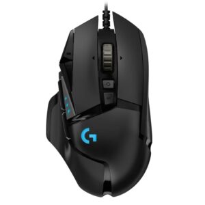 Logitech G502 HERO/Herná/Optická/Pre pravákov/25 600 DPI/Drôtová USB/Čierna