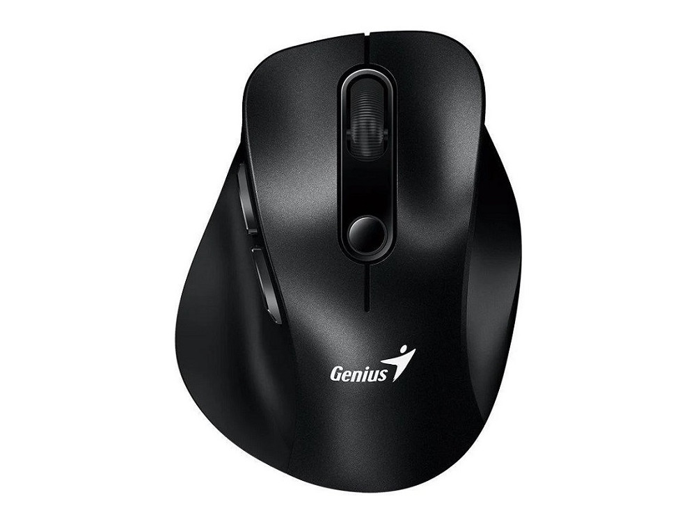 Genius Ergo 9000S/Ergonomická/Optická/Pre pravákov/2 400 DPI/USB+BT/Čierna
