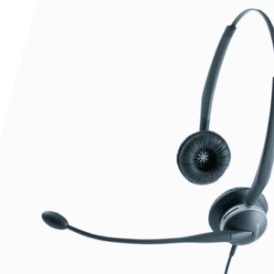 Jabra GN 2100/Stereo/QD/Drôt/Čierna