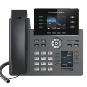 Grandstream GRP2614, 2.8" TFT bar. disp., 4SIP úč., 8prog. hr., 40virt. BLF hr., BT, dual Gbit