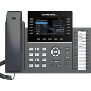 Grandstream GRP2636 SIP telefón, 4.3" TFT bar. displej, 6SIP účtov, 24 pr. hr., 2x1Gb, WiFi, BT