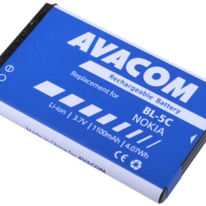 Batéria AVACOM GSNO-BL5C-S1100A do mobilu Nokia 6230, N70, Li-Ion 3,7 V 1100mAh (náhrada BL-5C)